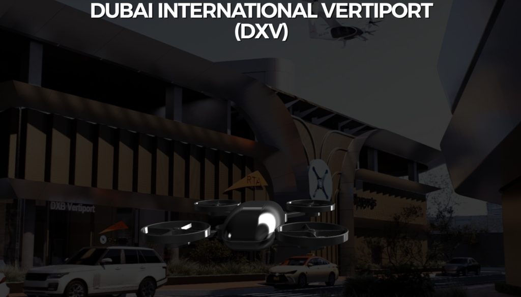 dubai international vertiport dxv dubai website freelancer